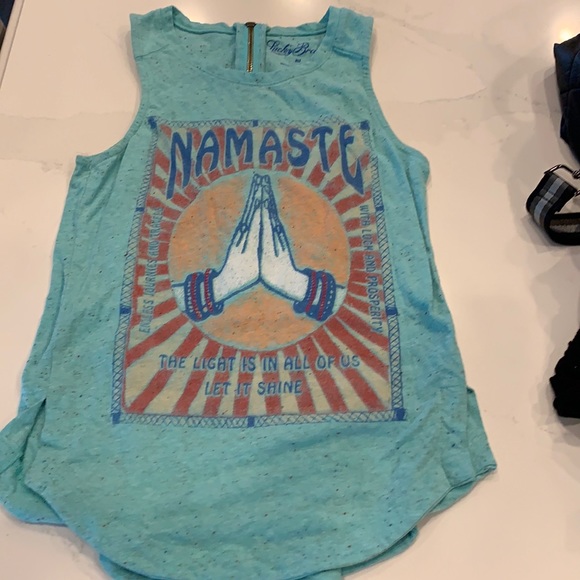 Lucky Brand tank “Namaste” - Picture 1 of 4